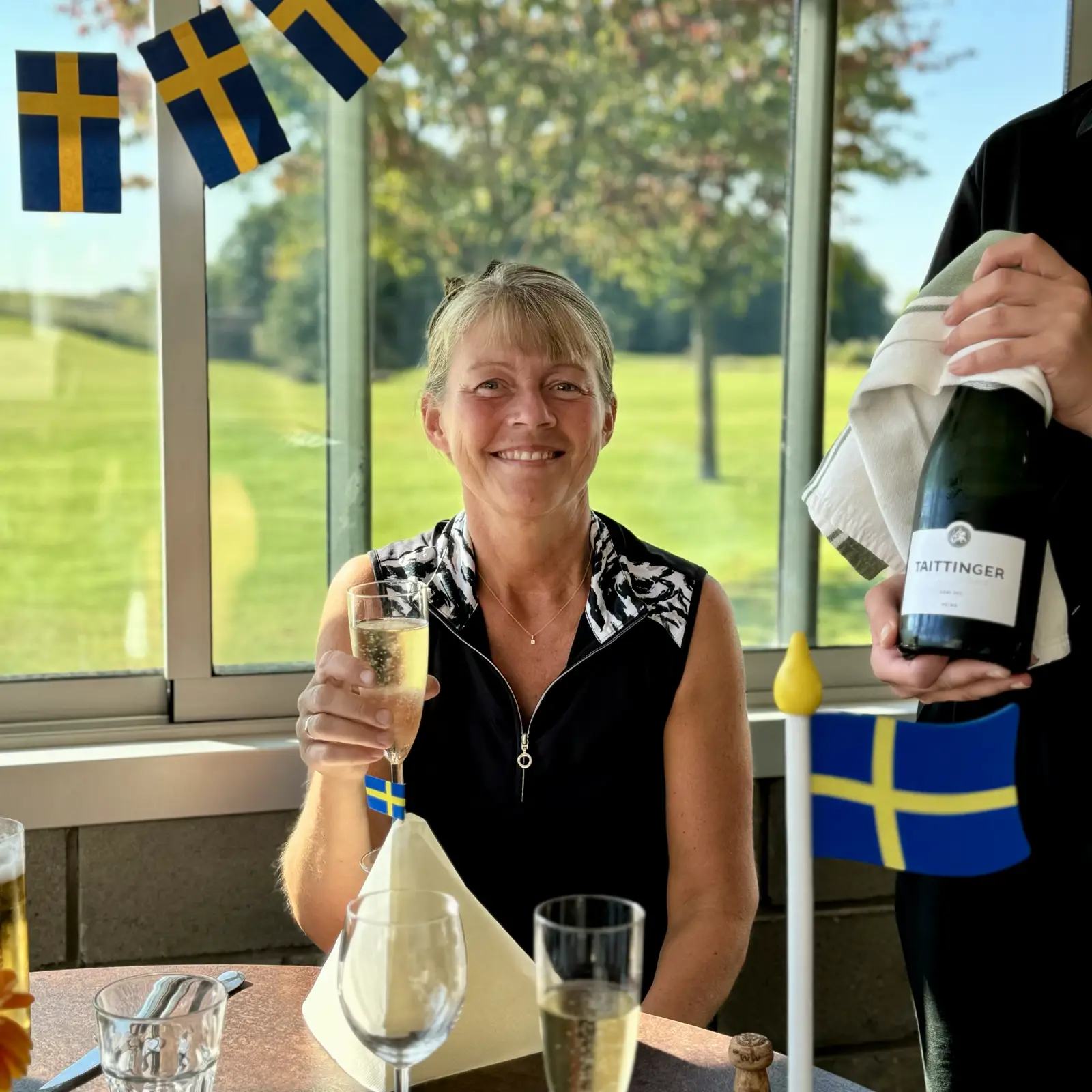 Champagnelunch Tönnersjö Golfrestaurang